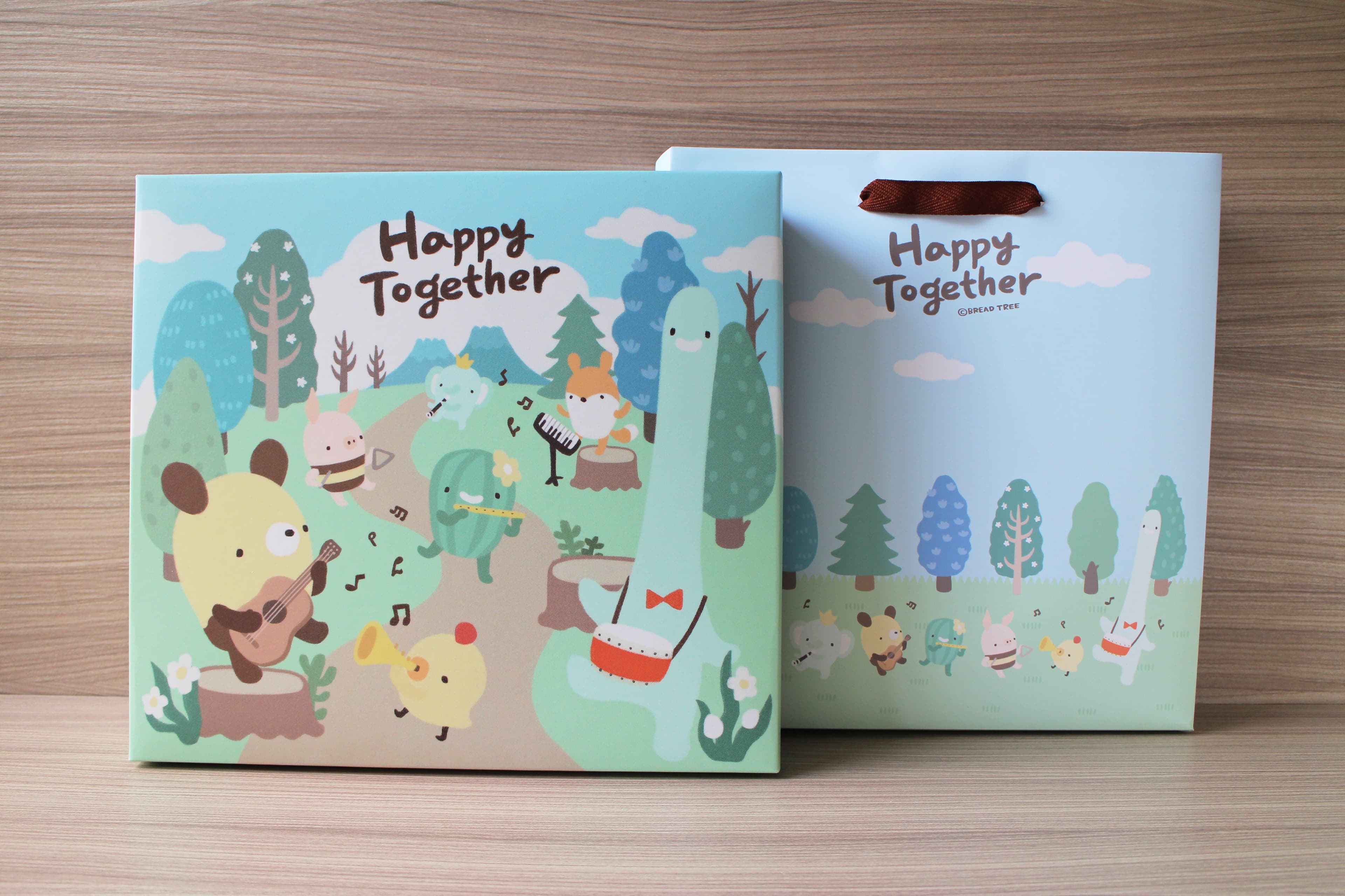 Happy Together 麵包樹聯名綜合蛋捲禮盒官方產品圖片